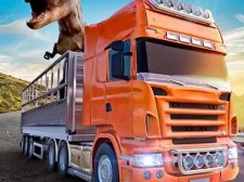 Camion del camion del trasportatore dello zoo degli animali 3D