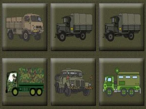 Memoria dei camion dell'esercito