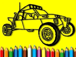 Livre de coloriage de voiture BTS Rally