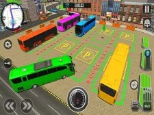 Simulatore di parcheggio della città degli autobus