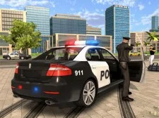 Cartoon Police Car Slide