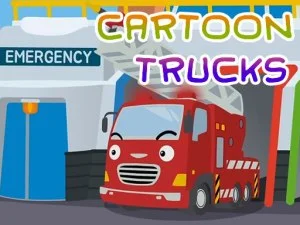Puzzle di camion dei cartoni animati