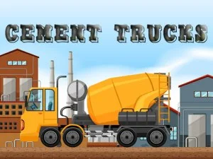 Cement lastbiler skjulte objekter