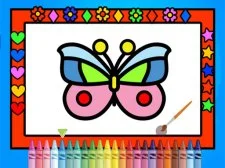 Colorir e decorar borboletas