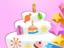 お誕生日おめでとうケーキの装飾