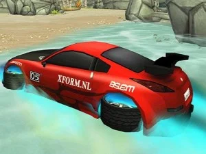 Ongelooflijk water surfen: auto racing game 3D