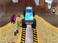 Monster Truck Tricky Stunt Race Game