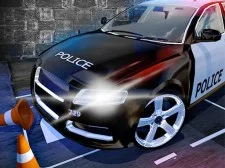 पुलिस कार पार्किंग उन्माद कार ड्राइविंग खेल