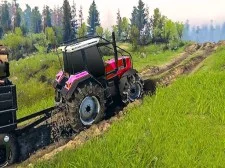 Simulator traktor traktor rantai nyata