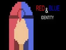 Röd och blå identitet