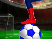 Игра Superhero Spiderman футбол футбольной лиги