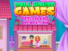 Progettazione e decorazione di giochi di case delle bambole