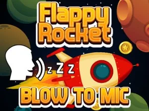Flappy Rocket che suona soffiando al microfono