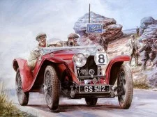 Maling Vintage Cars Jigsaw Puzzle 2