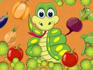 Serpent aux légumes