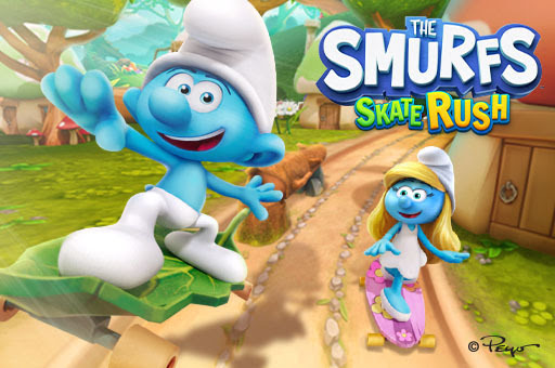Play The Smurfs Skate Rush Online